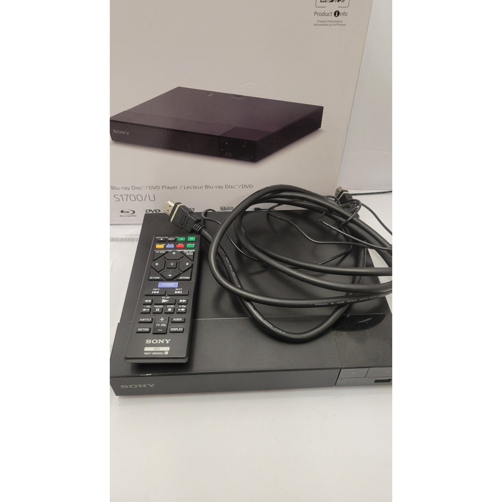 Sony BDP-S1700 Blu-ray Player - Black